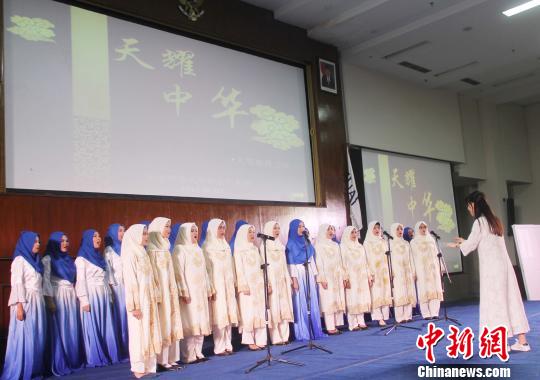 天耀中华艺术团印尼巡演 青年学生观众如痴如