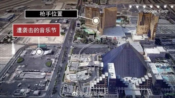 枪击案现场示意图