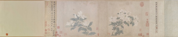 月夕赏花,故宫藏钱选《八花图卷》名目图考|钱选|故宫|赵孟頫_新浪新闻