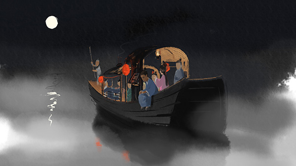 动画短片《饮湖上初晴后雨》:980岁苏轼遇见8