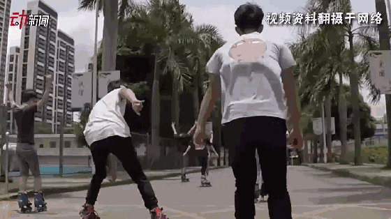 大学生5天轮滑567公里到北京,交警:违反交规