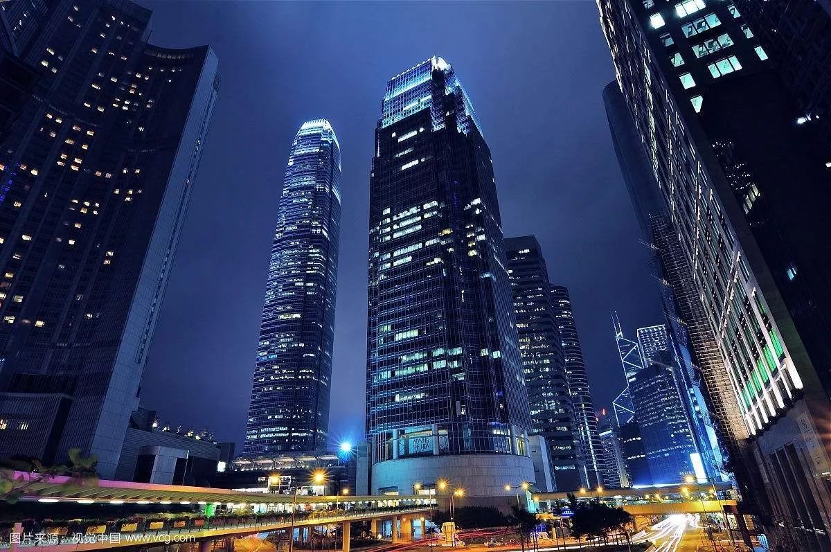 香港中环cbd,图片来自视觉中国网