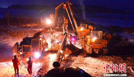 中俄原油管道二线2标段提前实现主体贯通|原油