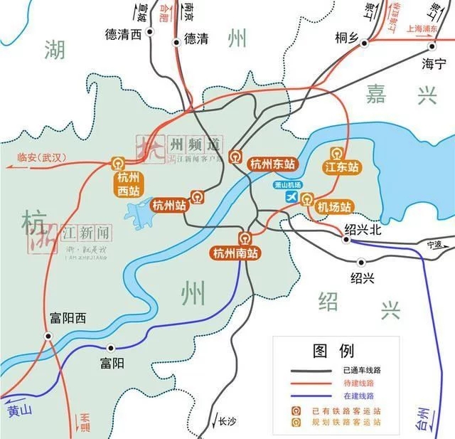 中国铁建设计《杭州铁路枢纽规划》获批复 杭