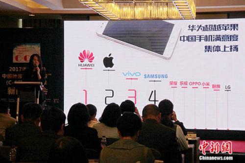 2017年C-CSI报告发布 华为与vivo进手机行业前
