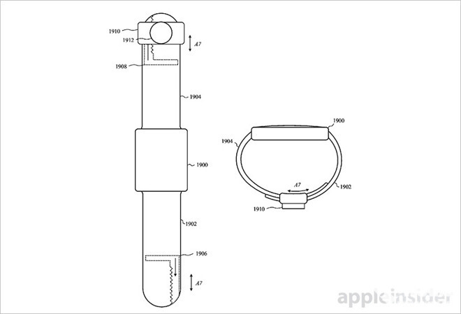 苹果Apple Watch新专利:表带可自动调节松紧
