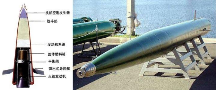  ▲“暴风”鱼雷是历史上第一种成功将超空泡技术实用化的水下武器。