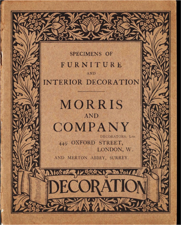 莫里斯公司1912年的图录