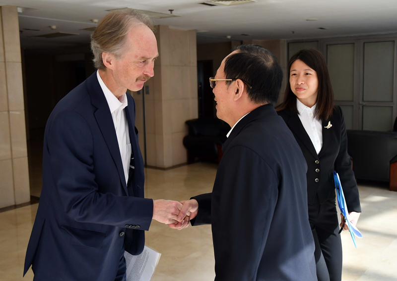 国家体育总局局长苟仲文会见挪威驻华大使|苟