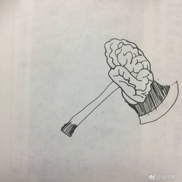 女子失恋请外卖小哥画一只小脑斧,网友:被外