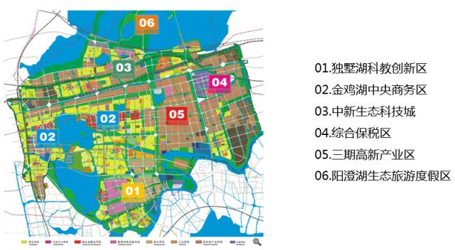 图:苏州工业园区规划图随着工业园区的不断开发与苏州新区对工业园区