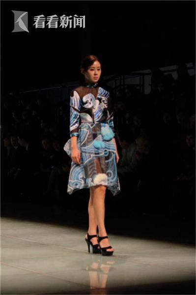 中外学生作品同登时尚周舞台 演绎创意时尚无