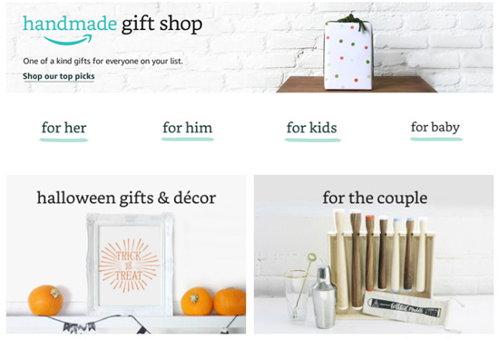 抢Etsy生意?亚马逊开了个卖手工礼物的商店|A