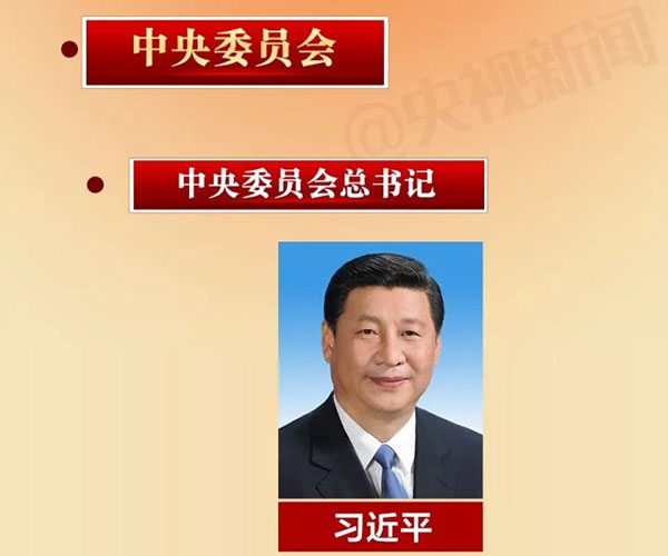 涨知识|一张图带你看懂新一届党的中央领导机构