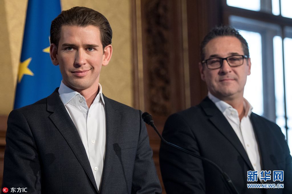 奥地利外长库尔茨与自由党开启新政府组阁谈判