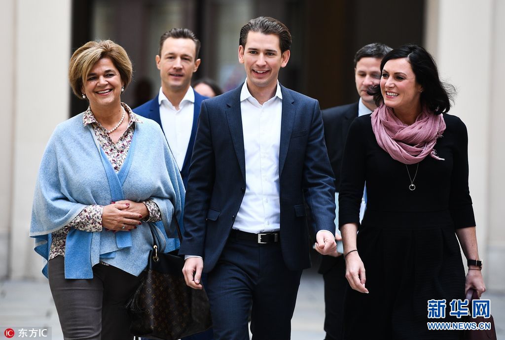 奥地利外长库尔茨与自由党开启新政府组阁谈判