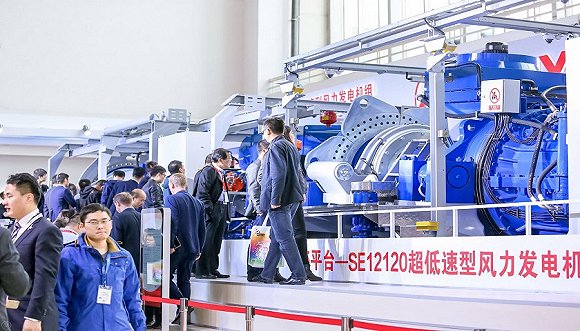 三一重能905和906超低速机型，906机型的发电量提高了7%。摄影：张楠本土制造崛起