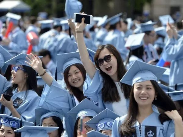 ▲资料图片：中国留学生