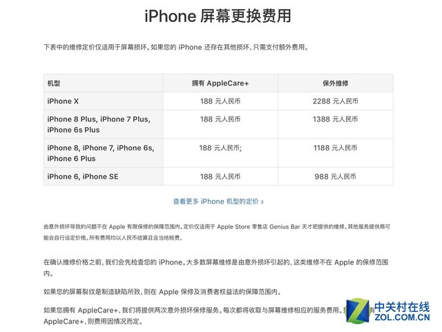 我滴个肾啊!iPhone X换屏要2288元|苹果|iPhon