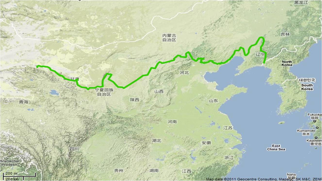 长城与不平坦的世界