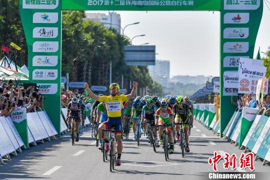 环海南岛自行车赛第六赛段:马雷斯科五连胜创