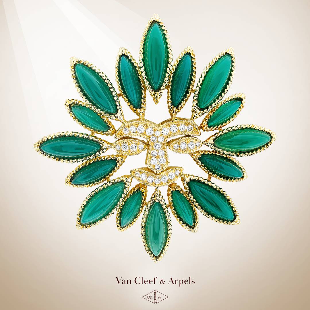 赏胸针艺术，漫步梵克雅宝的诗意百年!|项链|收藏|铂金_新浪新闻