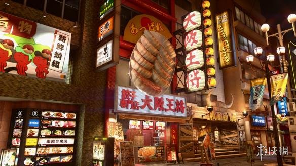 PS4《如龙:极2》最新游戏街景截图 街道热闹非