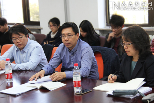 郑水泉副书记为信息学院党员解读十九大报告精