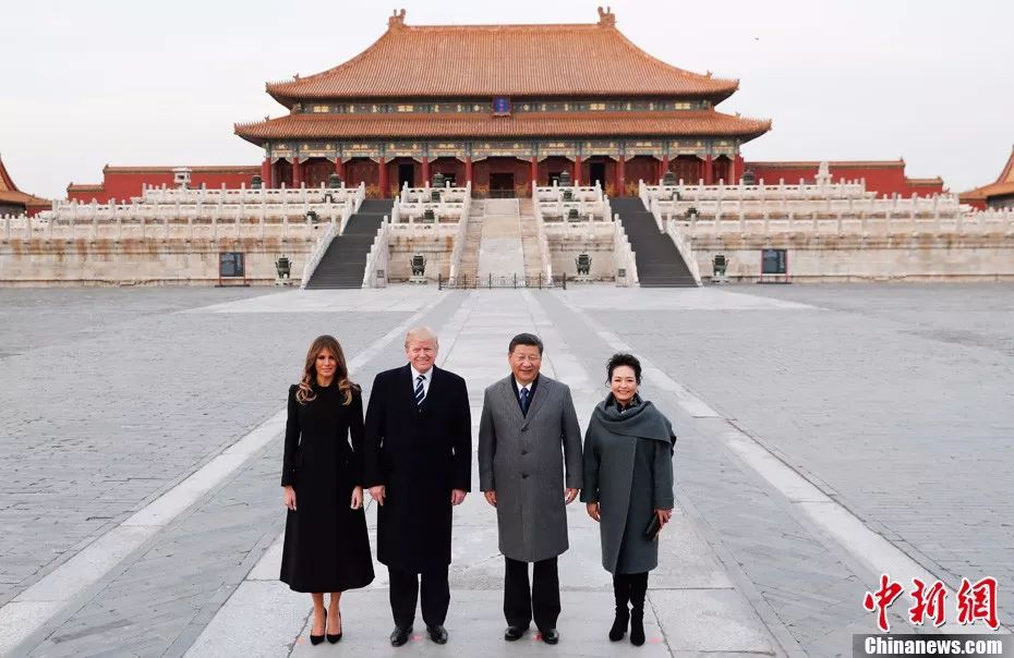 习近平向特朗普介绍中国文化:我们是龙的传人|特朗普|故宫|夫人_新浪军事_新浪网
