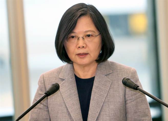 台湾地区领导人蔡英文(图片来源:“中时电子报”)