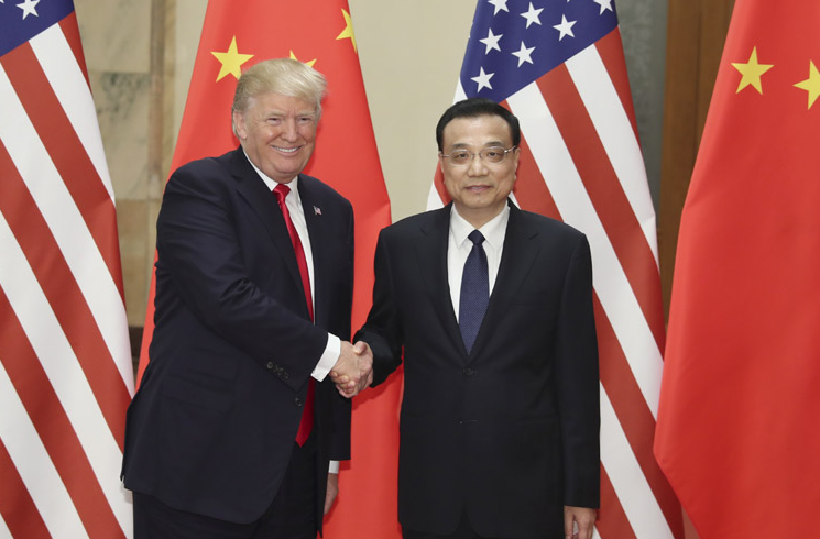 李克强:欢迎美方拓展对华服务贸易 扩大高技术