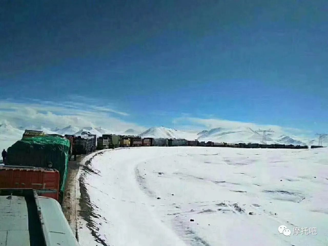 注意!青藏线(西宁-拉萨)唐古拉山段大雪结冰,车