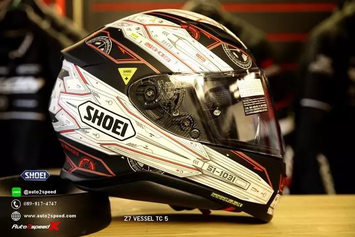 现货|SHOEI Z7 VESSEL TC 5-单镜片全盔