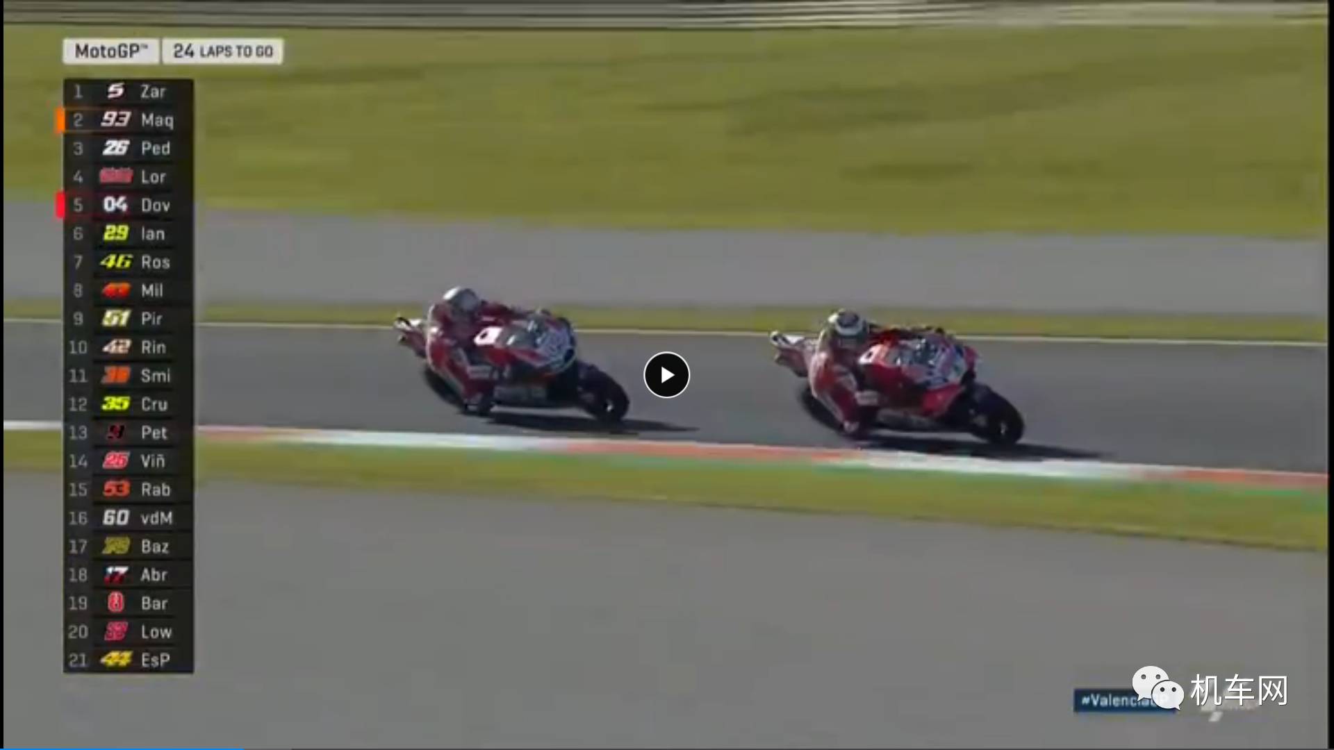 【全场录播】2017 MotoGP 最终站,封王之争