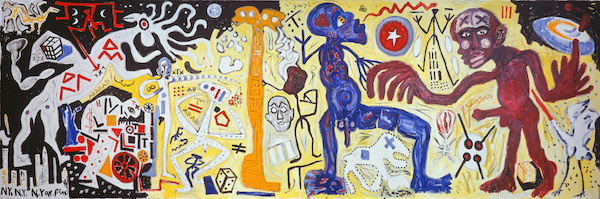 A.R.彭克作品《纽约,纽约,纽约》(New York, New York, New York, 1988)