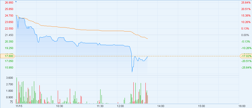 港股异动︱过山车庄园牧场(01533)午后急跌