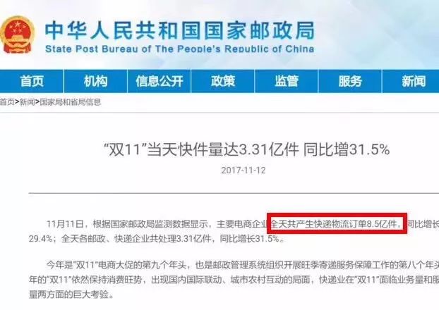 天猫双11包裹已送达355城,你收到快递了吗?|天