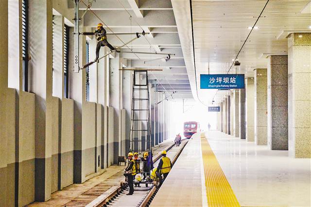 沙坪坝高铁站 昨开始启动静态验收|高铁|动车组