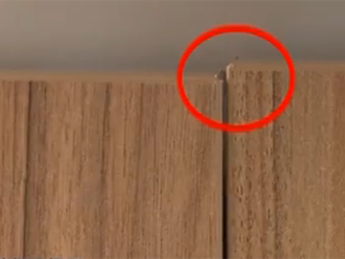 上万元订做的名牌家具尺寸不对 到处是缝隙让