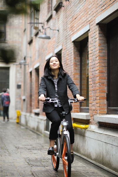 胡玮炜 摩拜单车创始人兼CEO。2014年创立摩拜单车项目。受访者供图