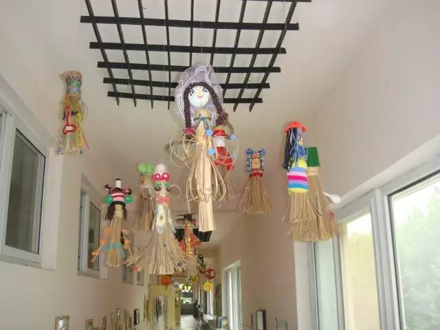 幼儿园走廊创意吊饰+主题墙布置,非常实用!