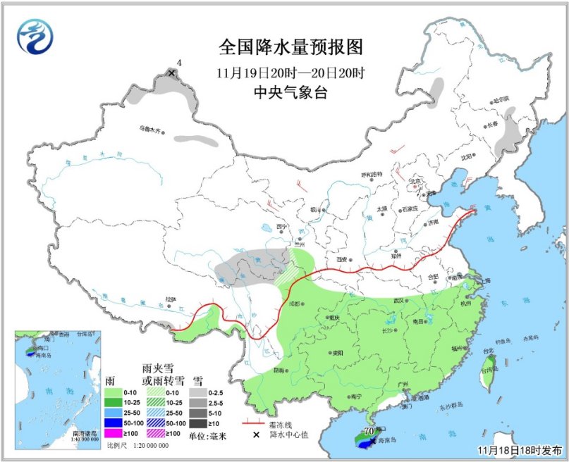 强冷空气影响趋于结束 热带气旋影响我国南海