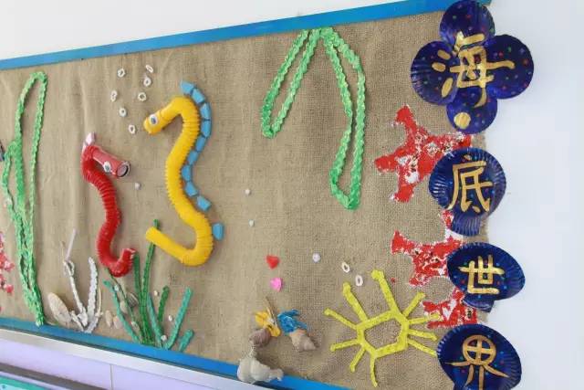 幼儿园走廊创意吊饰+主题墙布置,非常实用!