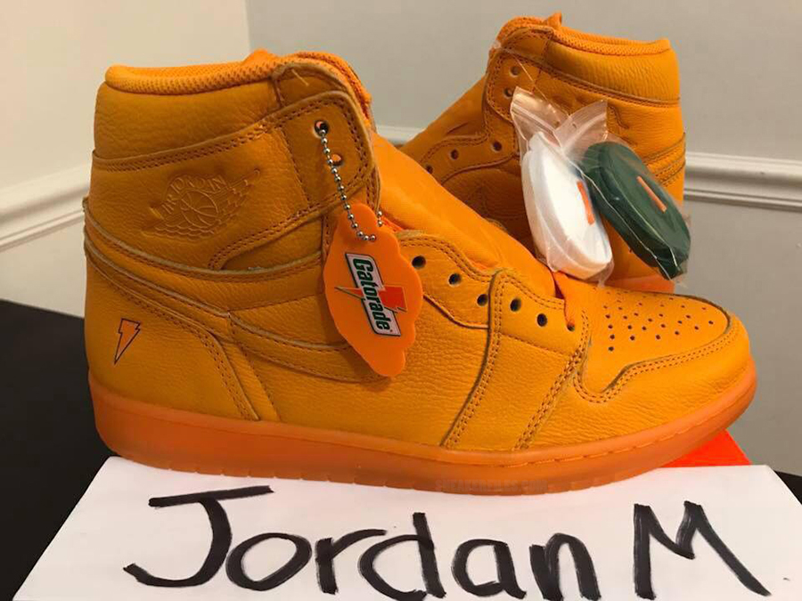 亮橙版本!佳得乐 Air Jordan 1 发售日期确定!