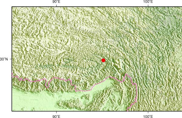 11月23日15时13分西藏林芝市巴宜区发生4.2级