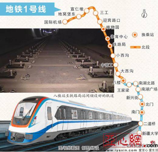 乌鲁木齐地铁1号线北段双向轨道贯通年内将实现试通车|乌鲁木齐|地铁1号线 