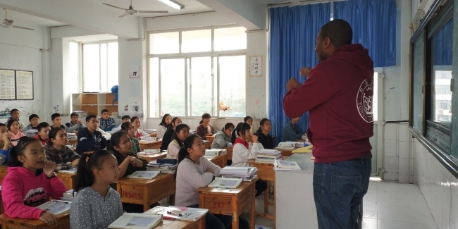 同济大学留学生支教团首次支教活动举办|支教