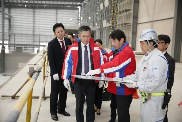 新大洲本田太仓新工厂建设施工水平梁吊装典礼