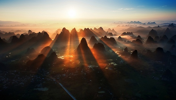 广西桂林。图片来源：视觉中国