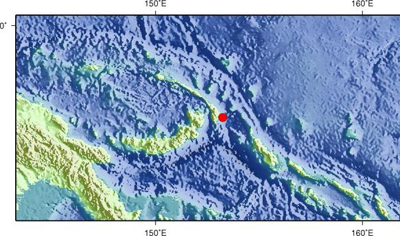11月27日15时11分新爱尔兰地区发生6.0级地震